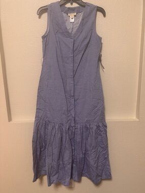 Seven7 Sleeveless Maxi Dress in Periwinkle Blue